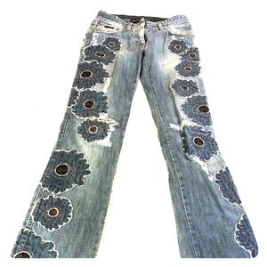 Dolce & Gabanna Embroidery Jeans